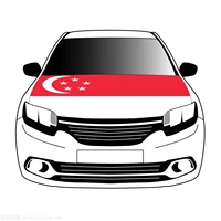 singapore flags car hood cover flags 3 3x5ft 100polyestercar bonnet banner