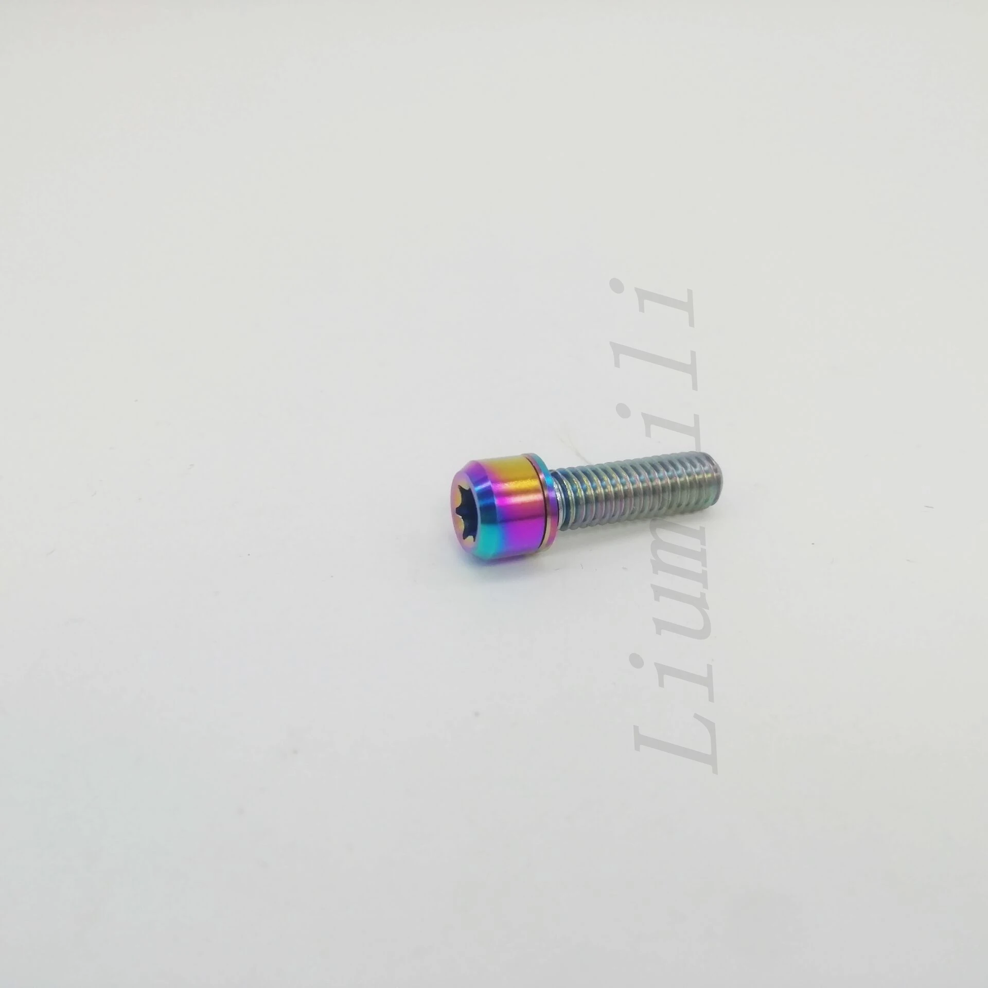 Титановые болты Liumeili Ti M6x20 M6X25 мм с шайбами T30, фасканая головка Torx для зажима штока велосипедного дискового тормоза, 1 шт. (art.: 3920ca7264d49) - 3920ca7264d49