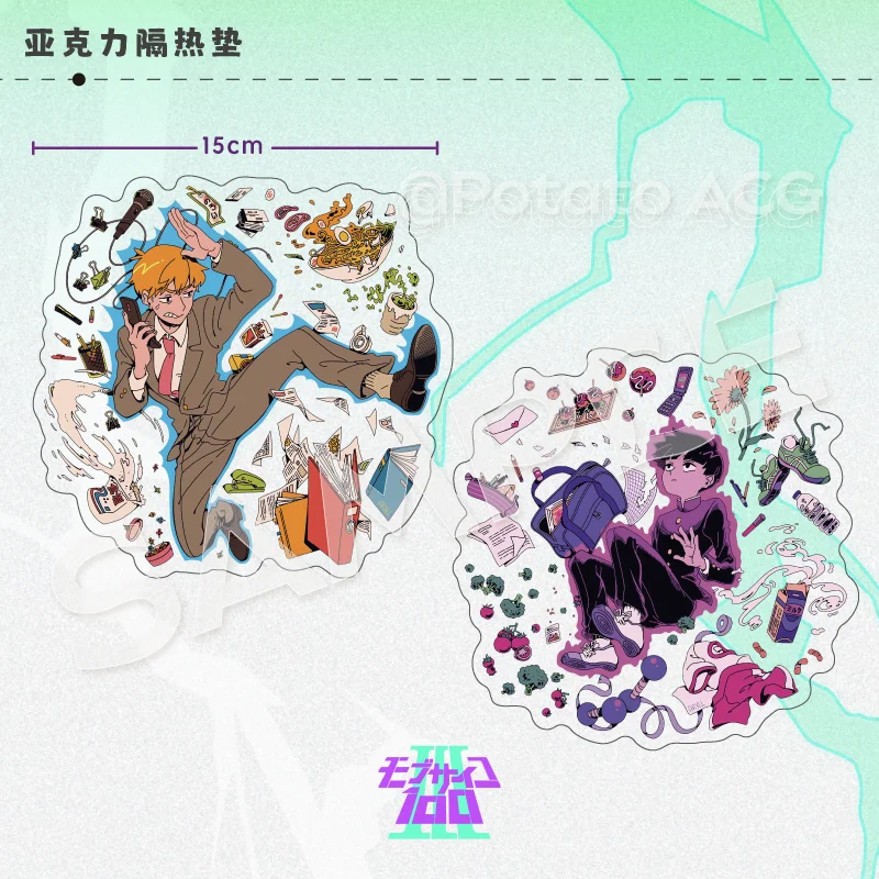 Аниме Моб психоз 100/Mobu Saiko HyakuONE Reigen Arataka Kageyama Shigeo Hanazawa Teruki Косплей Акриловые