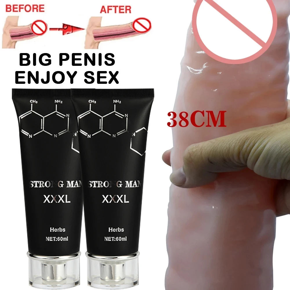 

Sdattor 60ml Strong Man Penis Cream Big Penis Enlargement Gel Enlarge Penis Grow Thicker Stronger Big Dicks Penis Enlargement Cr