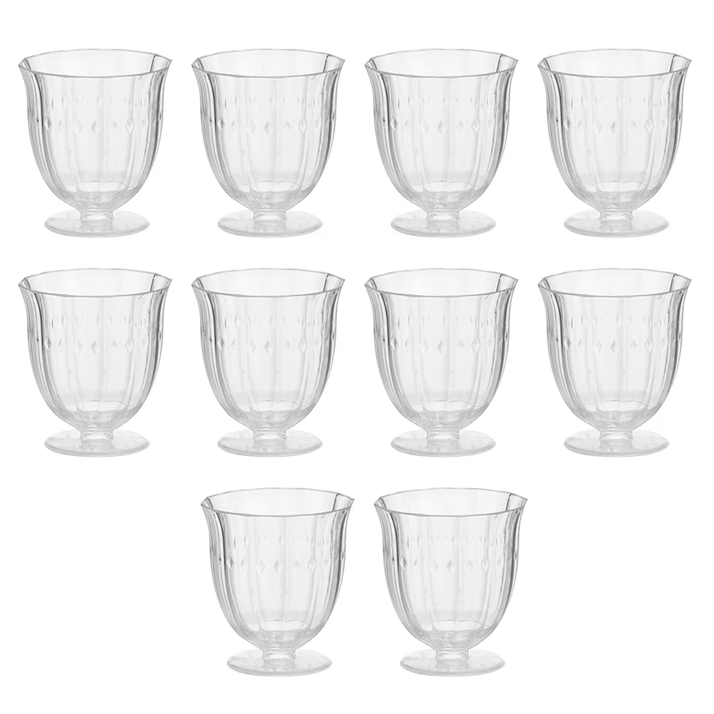 

10pcs Clear Dessert Cups Cups Pudding Cups Jelly Cups Condiment Cups Yogurt Cups