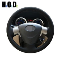 car steering wheel cover for toyota corolla 2006 2007 2008 2009 2010 matrix 2009 auris 2007 2008 2009 diy black