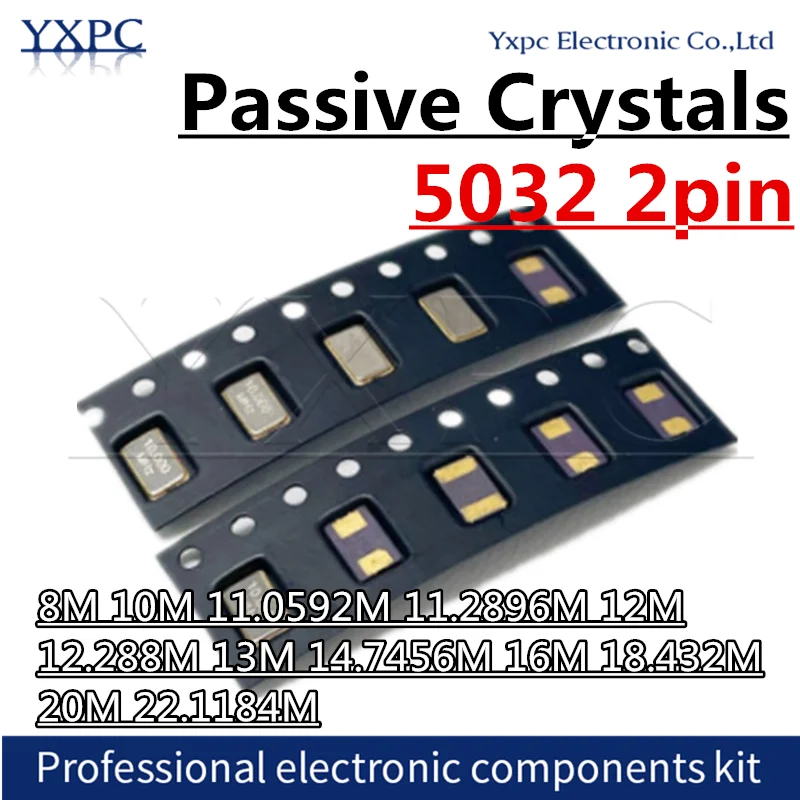 10 шт. 5032 пассивные кристаллы 2pin SMD 8 МГц 10 МГц 8 м 10 м 11,0592 м 11,2896 м 12 м 12,288 М 13 м 14,7456 М 16 м 18,432 м 20 м 22,1184 м