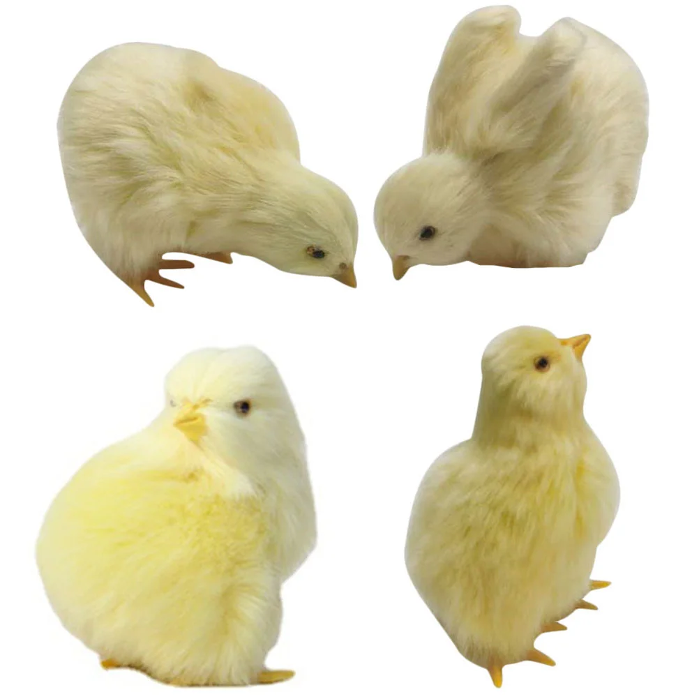 

Имитация декора стола цыпленка новая плюшевая модель изящное украшение Декор настольный мини-подарок