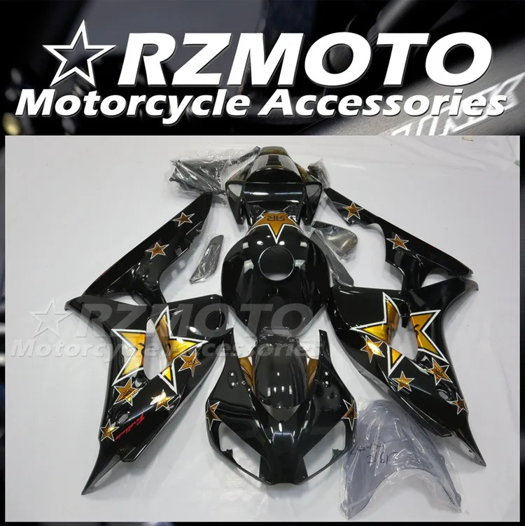 

4Gifts New ABS Motorcycle Fairings Kit Fit For HONDA CBR1000RR 2006 2007 06 07 Bodywork Set Custom Golden Star