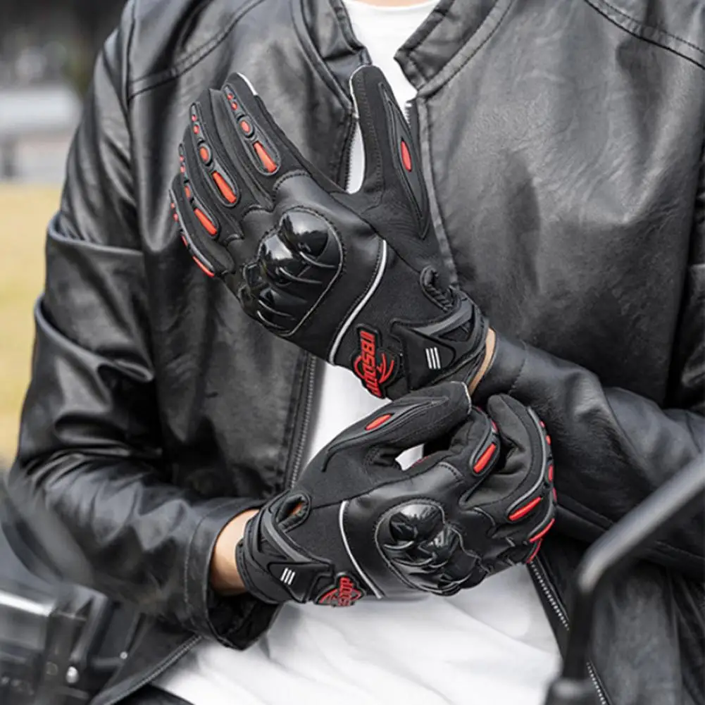 

Motorcycle Gloves Touch Screen Non-slip Full Finger Gloves Handguard Equipment For Outdoor Sports Works