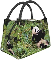 animal panda portable insulation bagreusable lunch box container for women men office work travel beach hiking