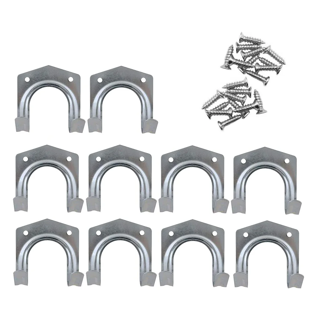 Гаражные крючки для хранения инструментов 10 шт