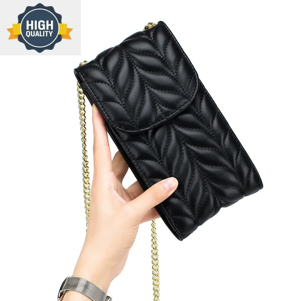 

Brand Lattice Diamond Wallet Women Mini Shoulder Bags Female Chain Mobile Phone Bag Ladies Small Clutch Messenger for