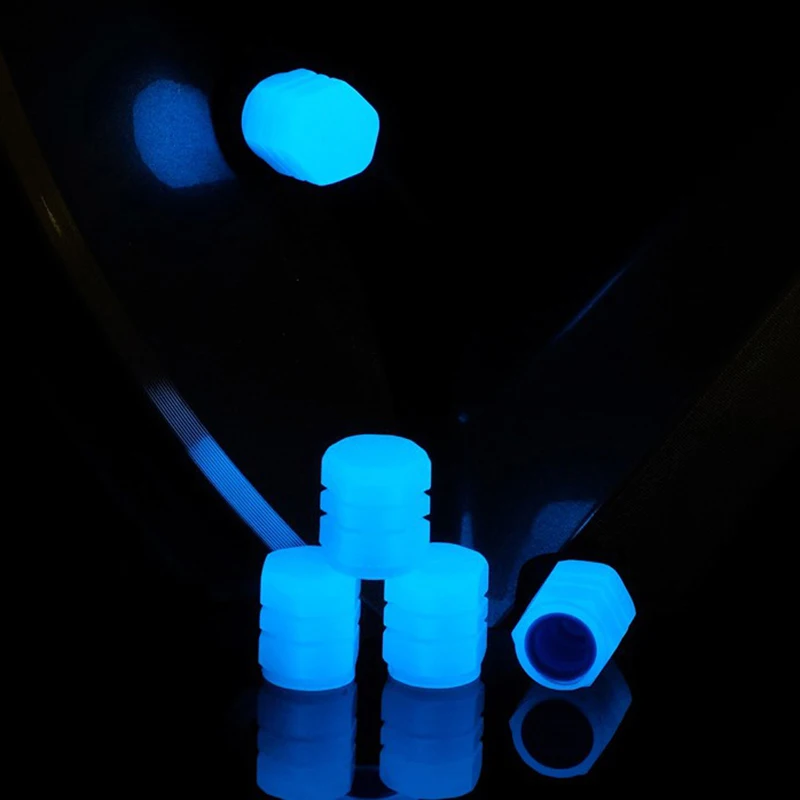 

4 шт. Универсальная крышка светящегося клапана из АБС-пластика Пыленепроницаемая декоративная искусственная Крышка для стержня шины подхо...