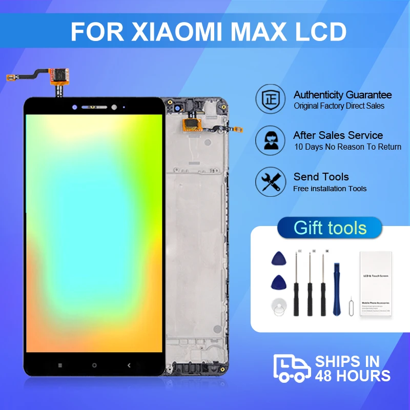 

1Pcs 6.44 Inch Replacement MI MAX Display For Xiaomi Max Lcd Touch Panel Screen Digitizer Assembly Free Shipping With Tools