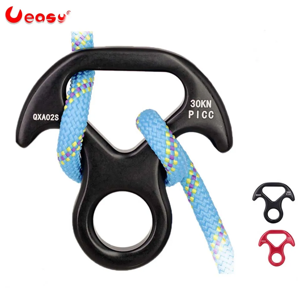 Роковая скалолазание рог 30 кН OX спуск 8 кольцо спуска восемь колец с изогнутыми
