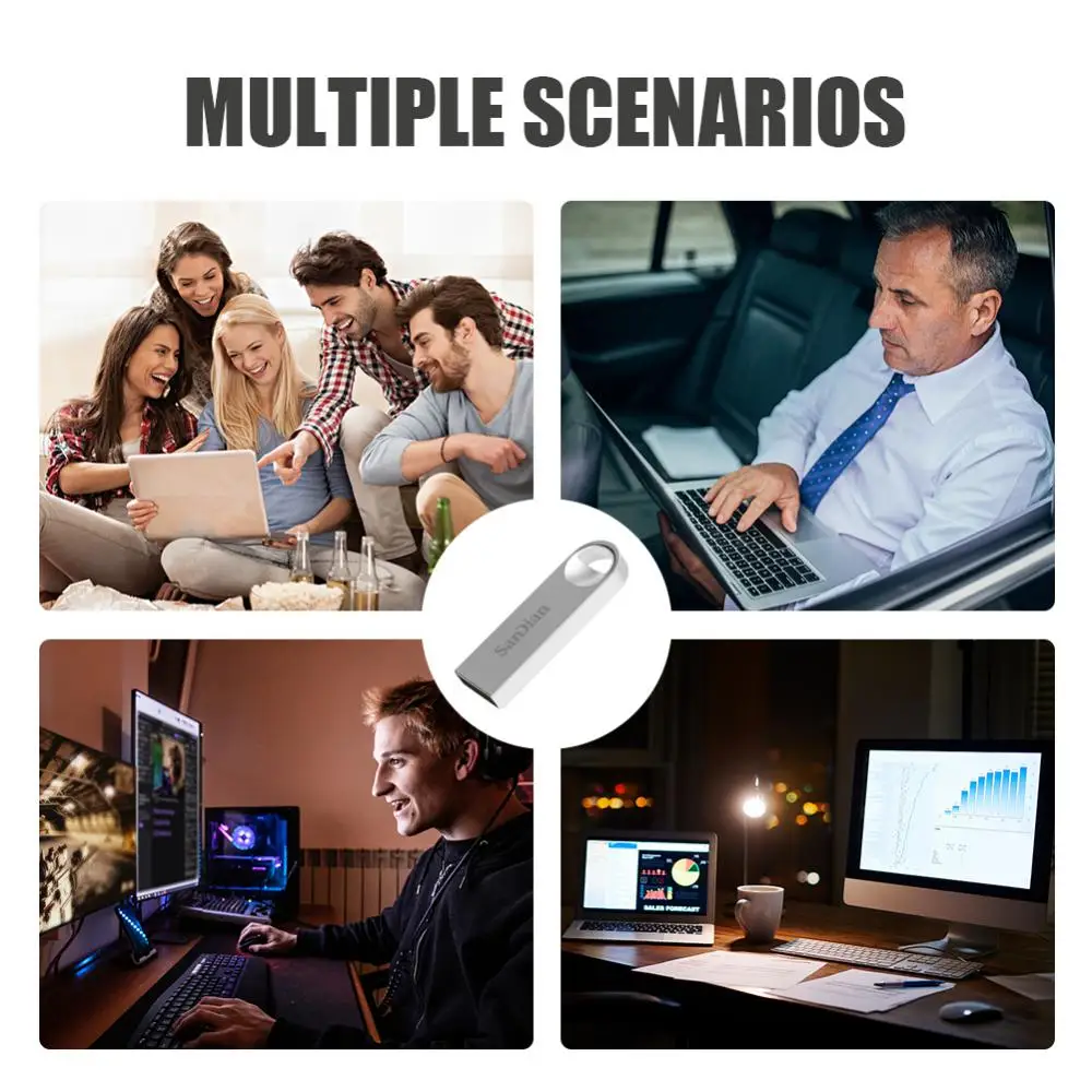 USB флэш-накопитель 3 0 OTG Металлический Высокоскоростной 1 ТБ 512 ГБ 128