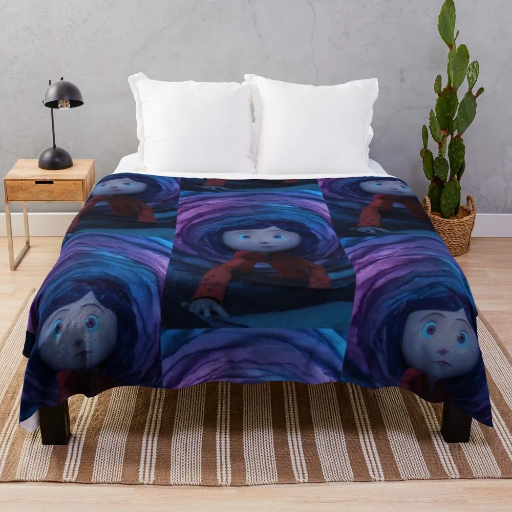 

Coraline Throw Blanket fur blanket thermal blanket