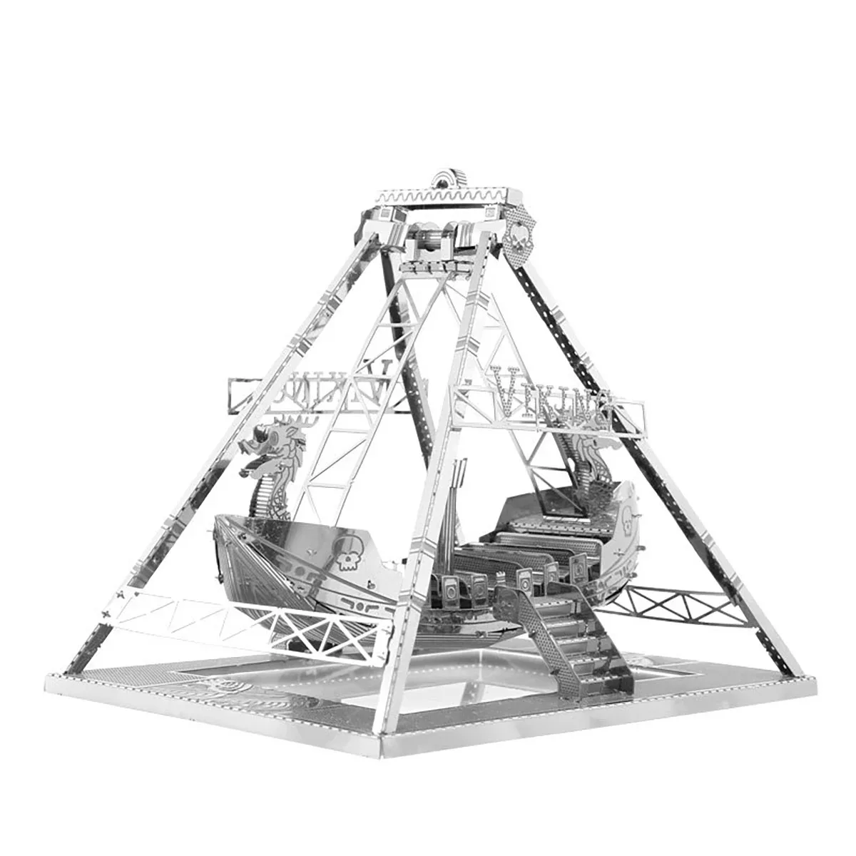 Пиратский корабль викингов 3D металлическая головоломка парк развлечений