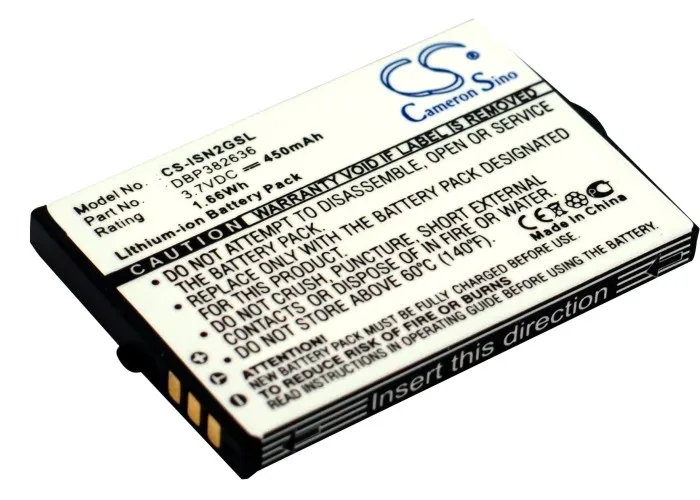 

CS 450mAh/1.66Wh battery for INSIGNIA NS-DA1G, NS-DA2G 1GB, NS-DA2G 2GB DBP382636