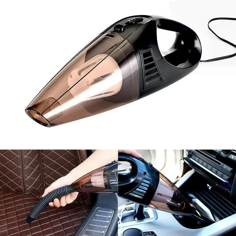 

Автомобильный Пылесос Портативный 12 вольт для Авто Мини Ручной влажный сухой маленький CP
