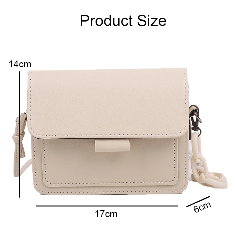 Fashion Brand Women's Small Crossbody Bags Lightweight PU Leather Messenger Bag Flap Handbags Purse Summer Travel Bag for Female