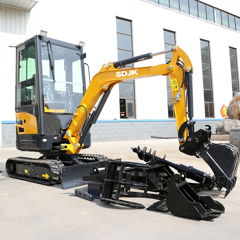 China Mini Small Micro 1.8 Ton Crawler Excavator Machine Electric Hydraulic Bagger Digger Mini Excavator