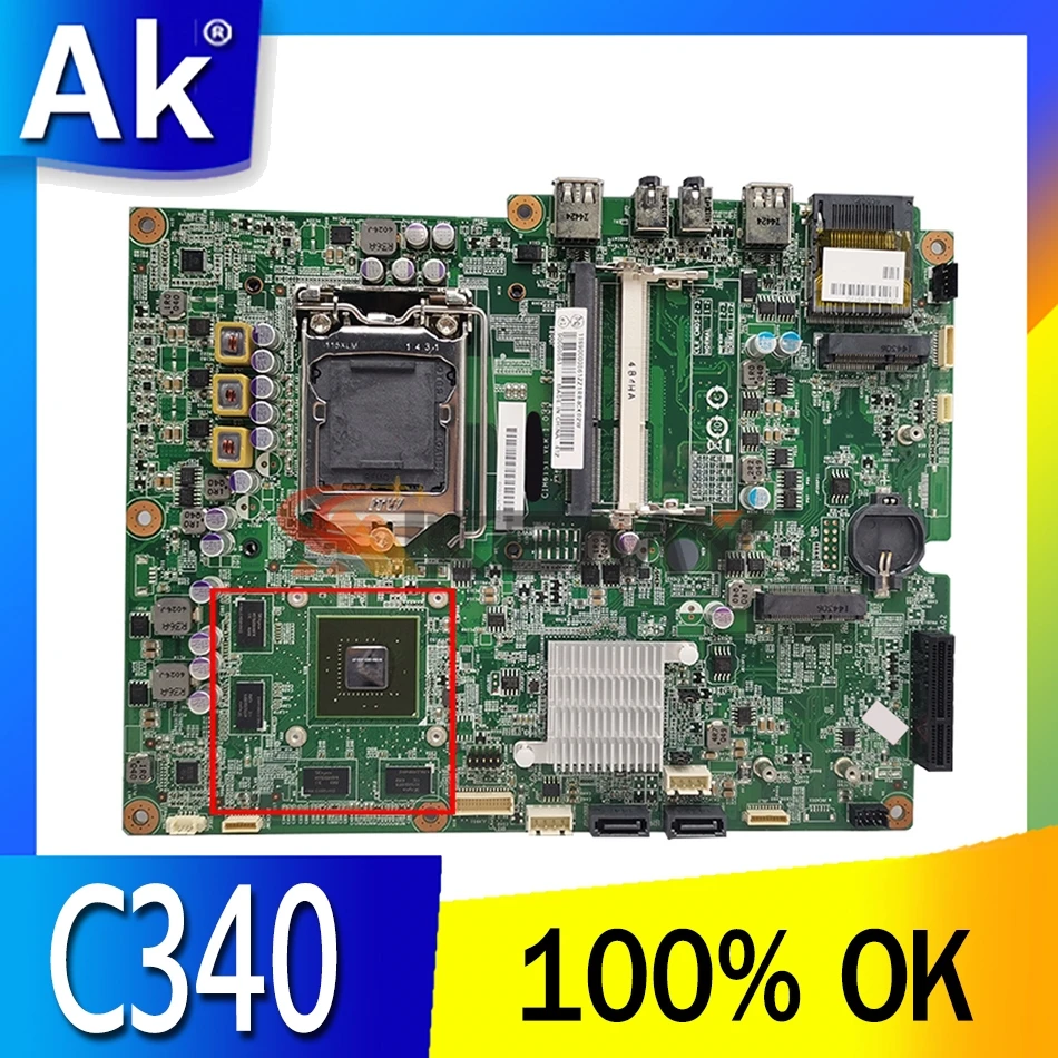 

CIH61S1 REV1.0 LGA1155 Mainboard For Lenovo C340 C440 AIO Motherboard 100%tested fully work, with 4 video memories !