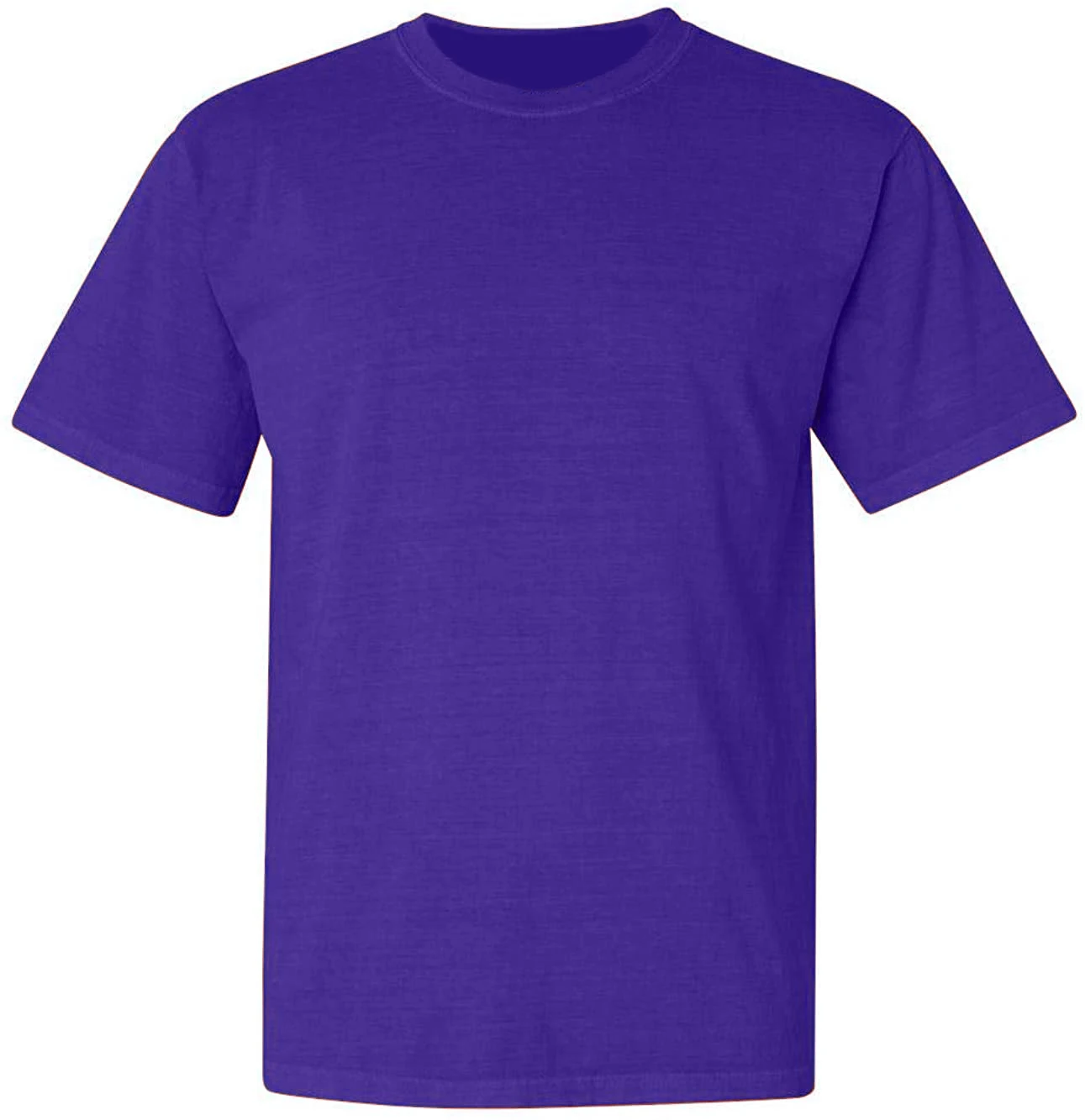 

Slim-Fit Purple Crewneck T-Shirt