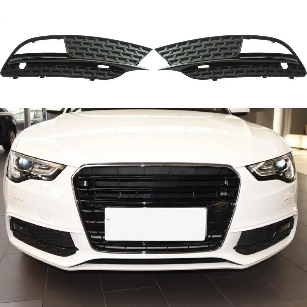 

Unique Fog Lamp Bezel Practical Perfect Fitment ABS L/R Fog Lamp Grille 8T0807681H 8T0807682H for Audi A5 12-16