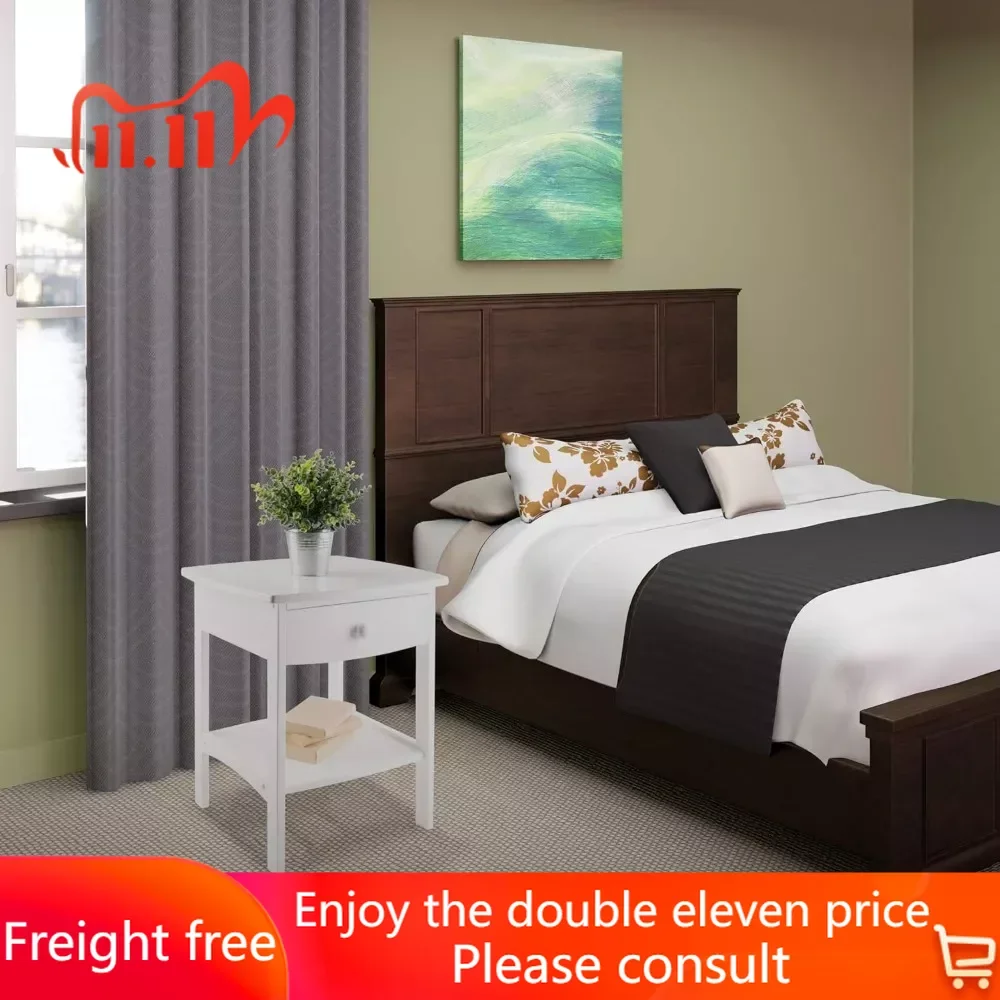 

Children's Bedroom Bedside Table with One Drawer,open Shelf for Child's Bedtime