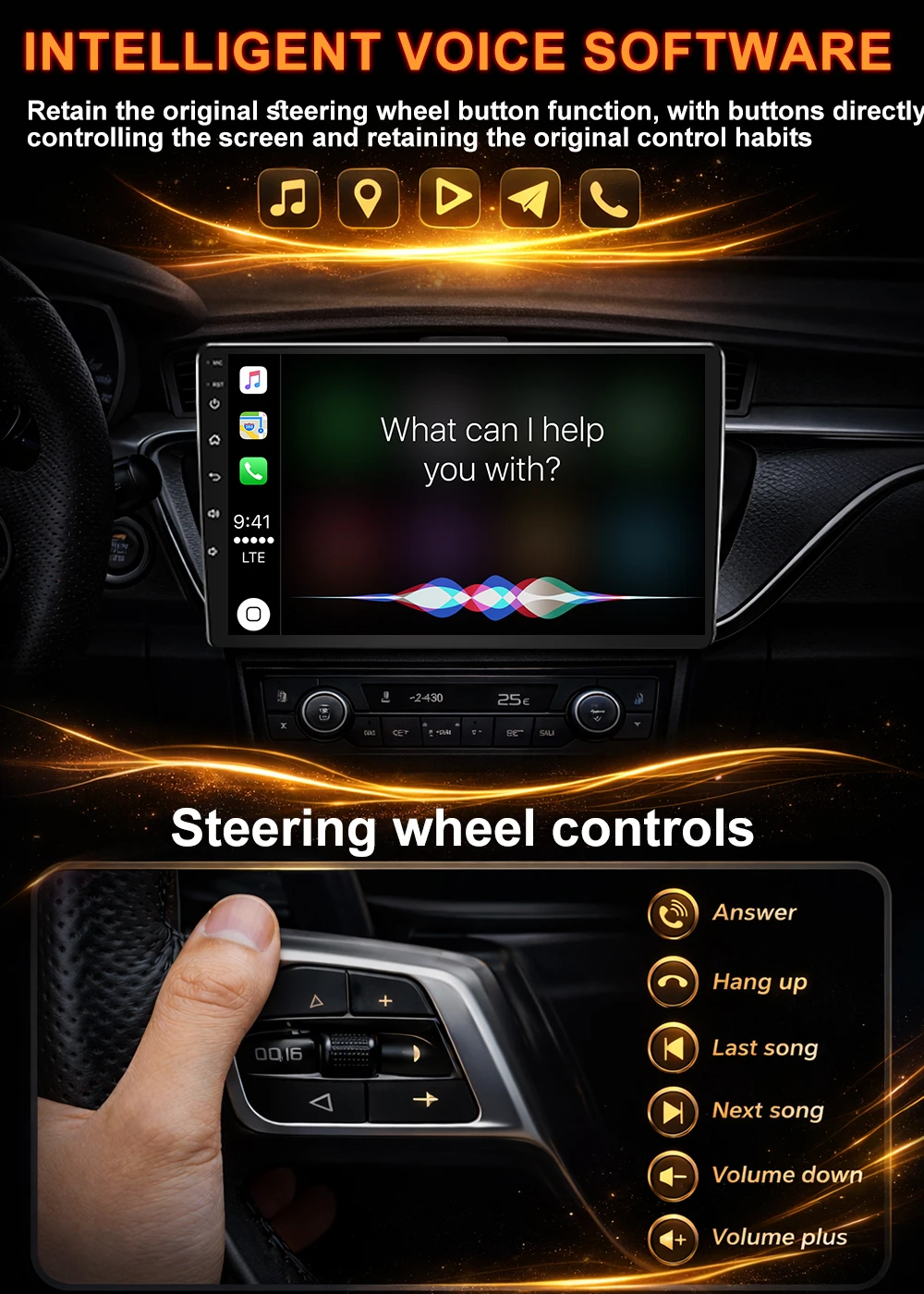Фото Мультимедийный плеер Carplay Android 16 для Fiat Ducato, Peugeot Boxer, Citroen Jumper 2006-2022, 5G GPS, беспроводной, 2K, Wi-Fi №5