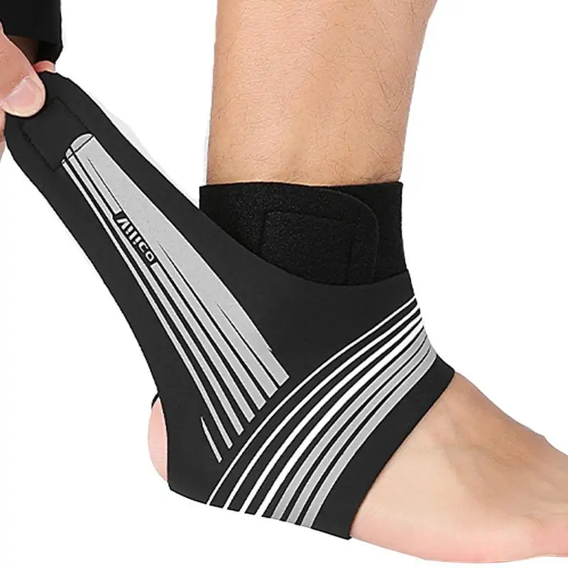 

Защитные футбольные Компрессионные носки с поддержкой голеностопа для баскетбола Компрессионные носки дышащие повязки на пятку защита лодыжки