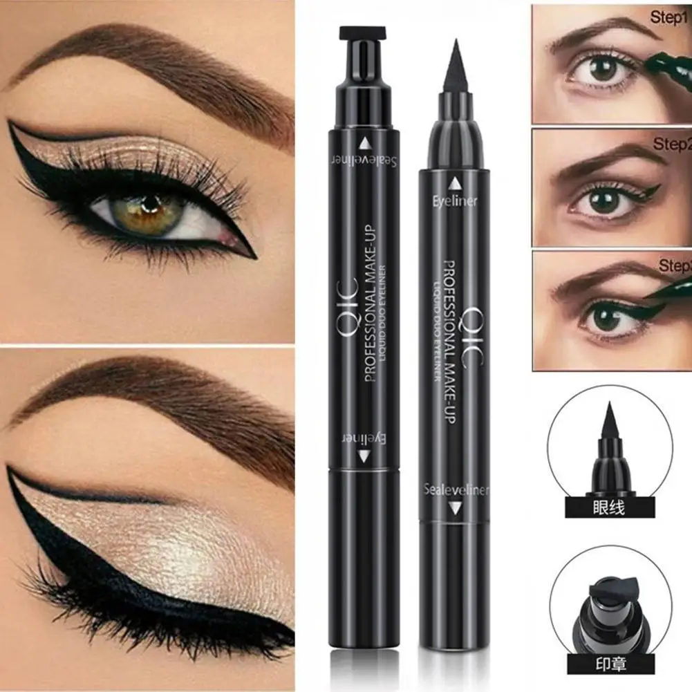 

Mini 3.5g Sealed Double-Ended Eye Liner Pencil Natural Extract Liquid Eyeliner Smooth for Eyes