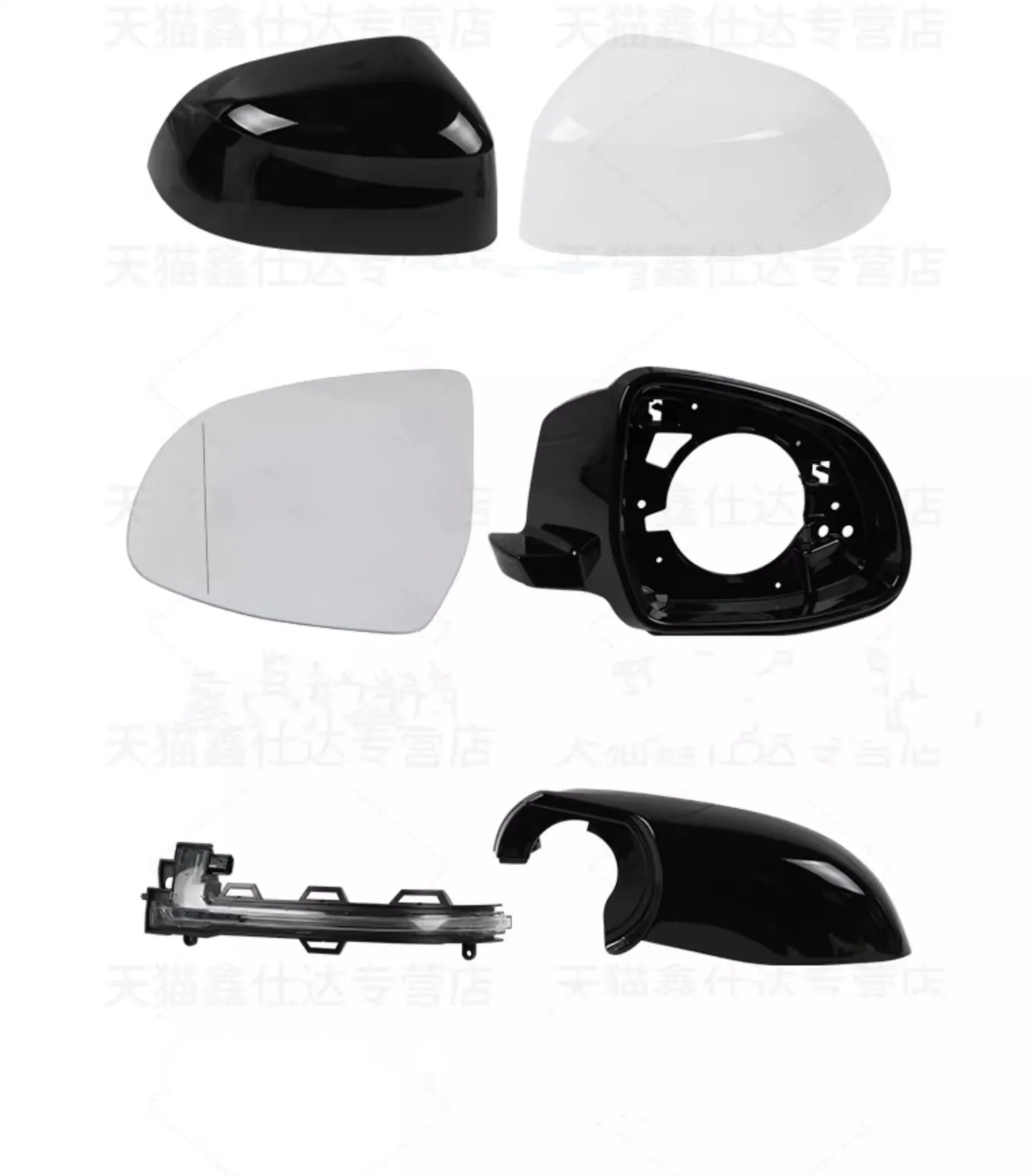 Фото QDAEROHIVE для BMW X3 F25 X4 F26 X5 F15 X6 F16 2014 2015 2016 2017 2018 Автомобильное внешнее боковое зеркало заднего вида Рамка дом Чехол поворот №4