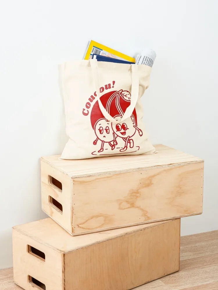 Холщовая Сумка-тоут Cherry Coucou сумка-тоут эко-сумка складная