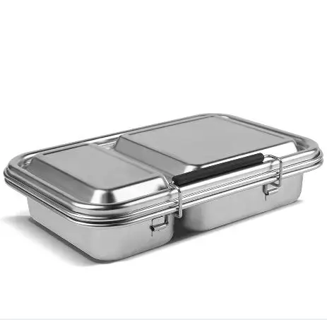 

AOHEA Wholesale Kids Food Storage Container Boxes Bento Food Containers Metal Lunchbox 304 Stainless Steel Lunch Box