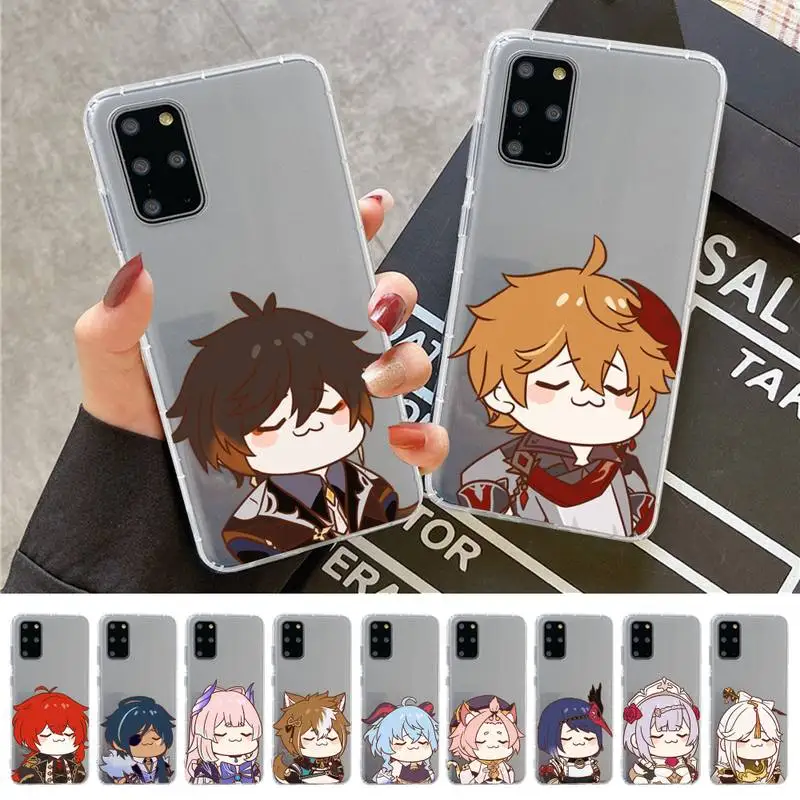

MaiYaCa Genshin Impact Anime New Cute Phone Case For Samsung A 10 20 30 50s 70 51 52 71 4g 12 31 21 31 S 20 21 plus Ultra