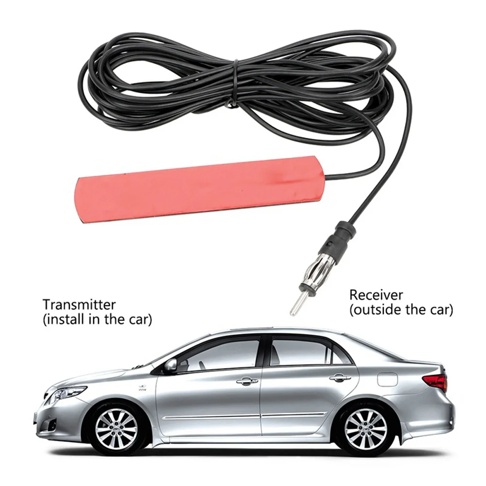 Car Radio FM Antenna Auto 300CM Length Signal Amp Car Windshield Antenna Stereo Radio Stealth AM FM Car Truck Boat 1 Pc