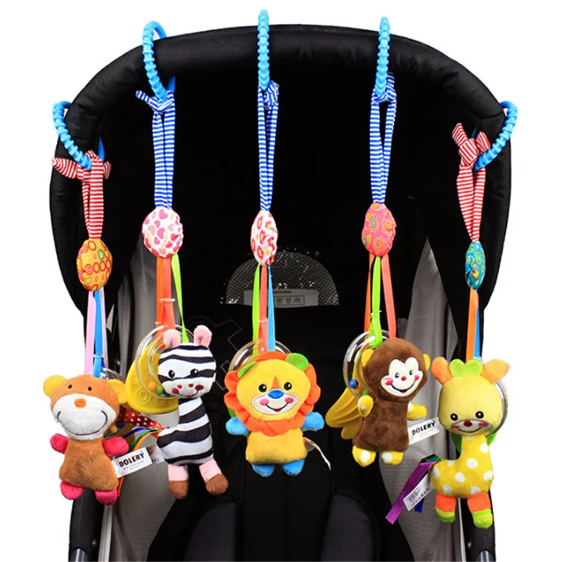 

Animal Cute Newborn Baby Rattles Mobiles New Teether Bed Stroller Hanging Toys For 0-12 Months Baby Classic Toys Accesorios Cuna