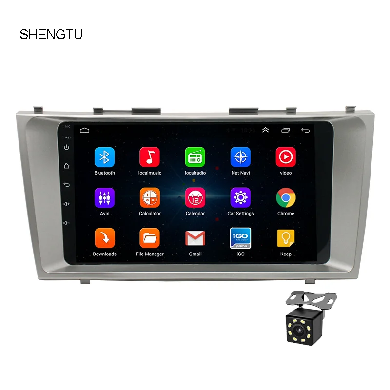 

Автомагнитола 2 din, 9 дюймов, Android 10, мультимедийный видеоплеер для Toyota Camry 2007-2011, автомагнитола с GPS-навигацией, Wi-Fi, GPS