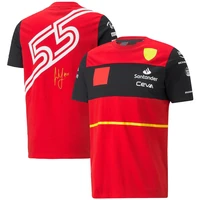2022 new f1 team official t shirts hot sale formula one short sleeve motocross men shirts red oversized t shirt tops