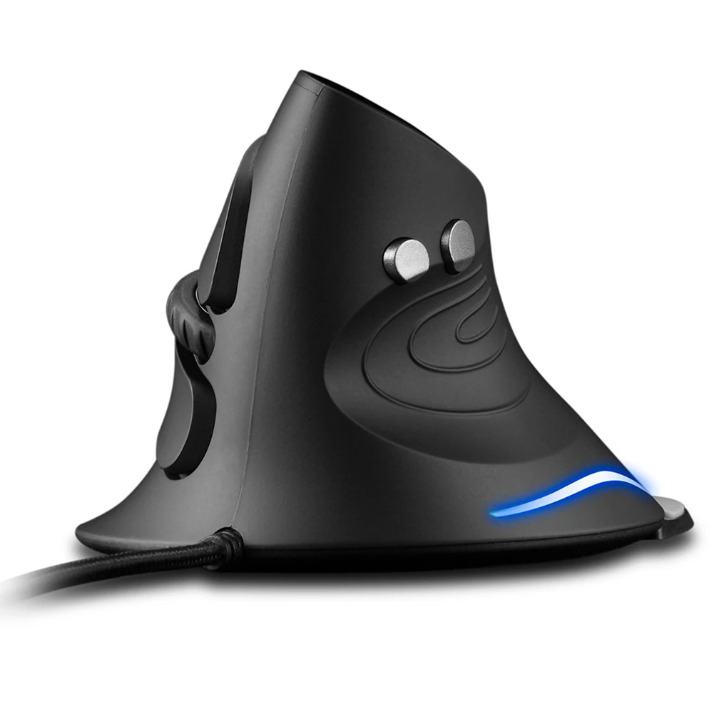 

Мышь Вертикальная Проводная игровая, 3200Dpi, 6 клавиш, 4 регулируемых DPI