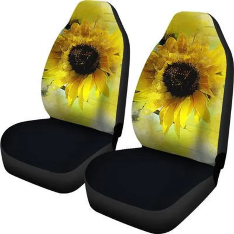 

Sunflowers Car Seat Covers (Set Of 2) / 2 Front Car Seat Covers / Car Seat Covers / Sunflowers Car Seat Protector / Sunflowers C