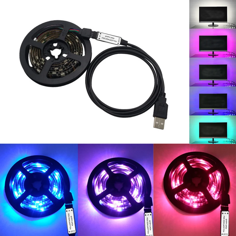 Светодиодная RGB лента SMD 5050 с поддержкой Bluetooth 5 В |