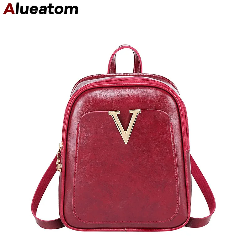 

Small Women's Backpack Student Cute Schoolbag Travel Storage Lightweight Durable Backpack