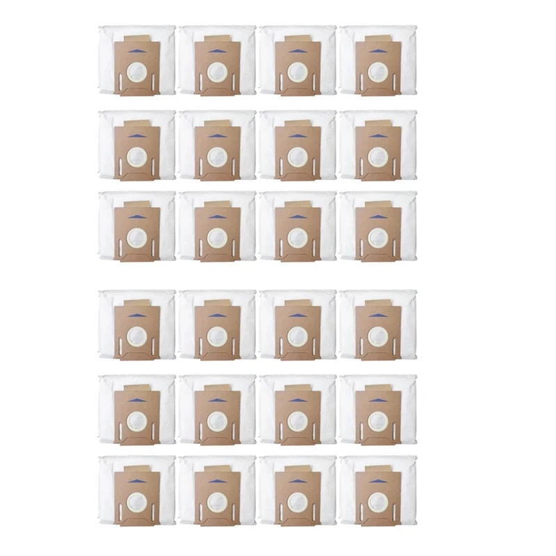 

24 Pack Vacuum Dust Bags For Ecovacs DEEBOT OZMO T8 AIVI T8 Max T8 Series T9 Series N8 Pro Plus N8 Pro Robot Vacuum Part