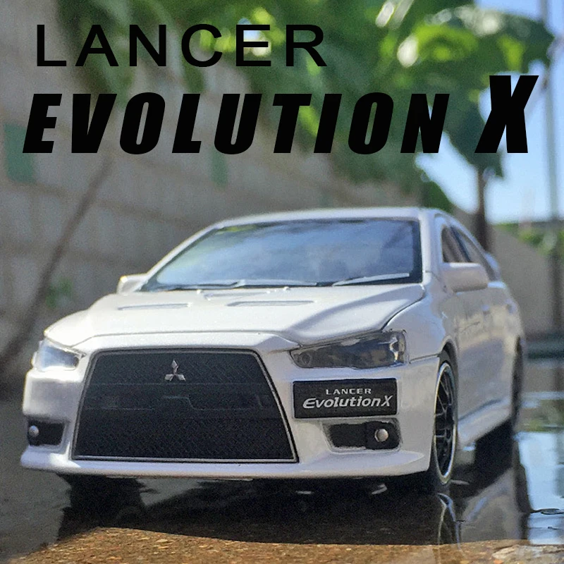 Лидер продаж модель автомобиля JDM Lancer Evo X 1:32 из сплава Коллекционная миниатюрный