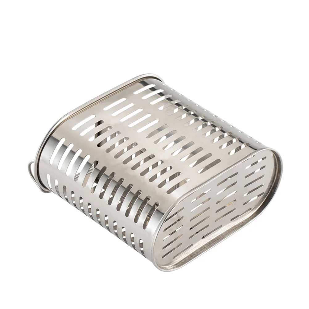 

Holder Utensil Drainer Rack Drying Cutlery Silverware Sink Basket Kitchen Steel Caddy Stainless Cooking Countertop Flatware