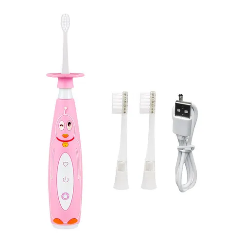 

5-gear Children's Electric Toothbrush Soft Bristle Anti Stuck Throat Toothbrush Waterproof USB Charging Cartoon Children's