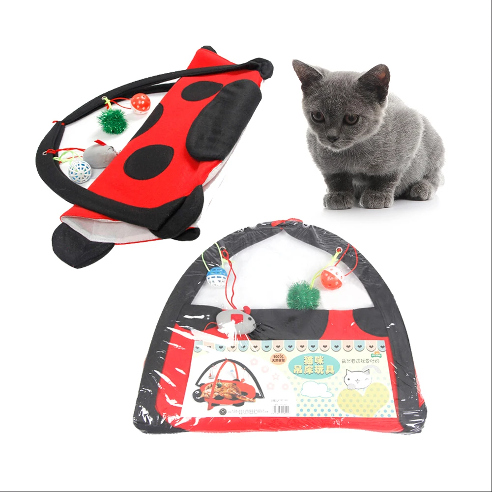 

Cat Toys Portable Cat Tent Funny Pet Toys Mobile Activity Pets Play Bed Toys Cat Play Mat Blanket House Foldable Kitten Tents