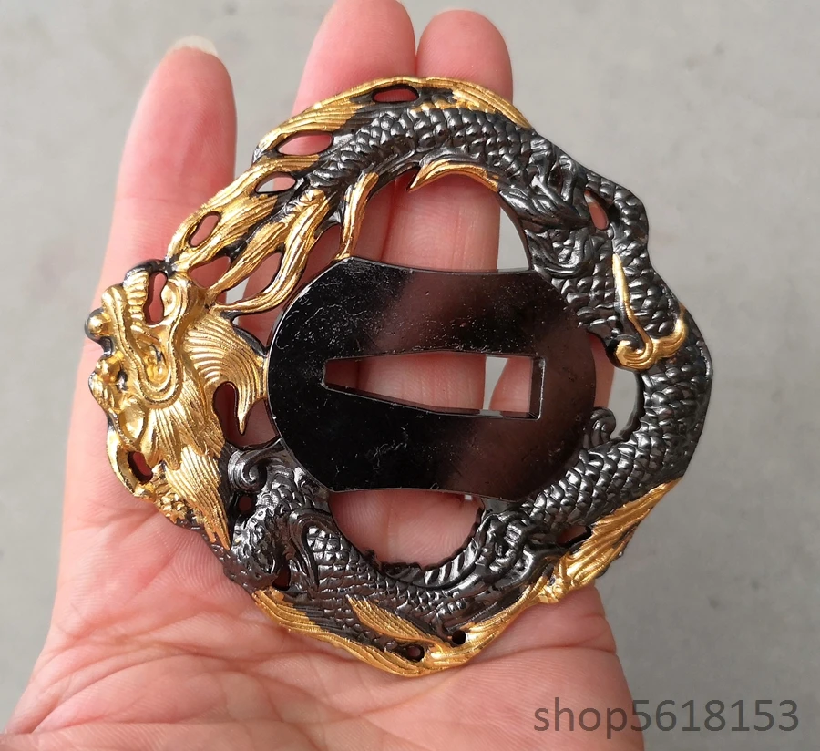 Сплав Цуба В Форме Дракона Для японского меча Катаны вакидзаси Танто