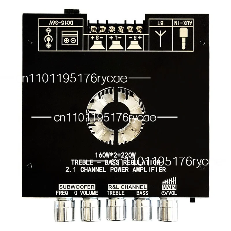 Фото 2.1-канальный модуль усилителя мощности TDA7498E с Bluetooth, сабвуфер, 160Вт x 2 + 220Вт №4