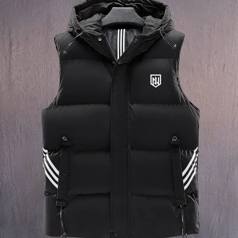 Autumn Winter Men Golf Vests Jacket Men's Golf Clothing Sleeveless Down Top Lightweight Men's Golf Wear Men Horse Windbreak Coat